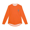 Built by God Work Shirt — Men’s UV Long Sleeve with Cross & Tools (Hebrews 3:4)