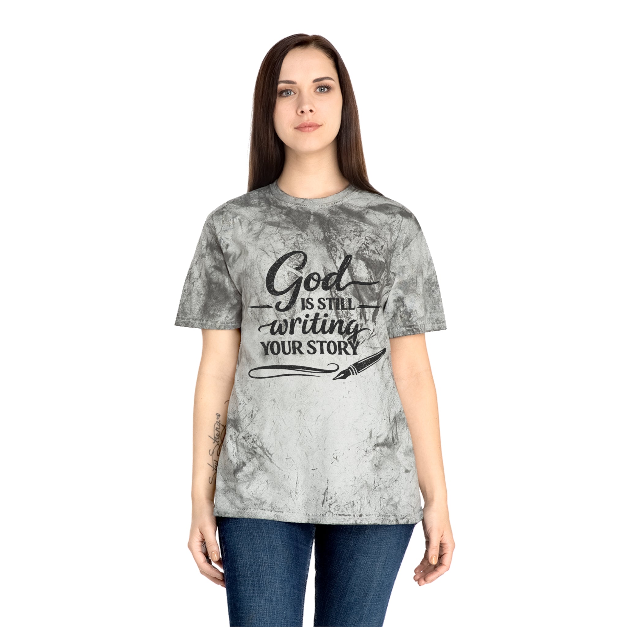 2/23 - Faith Graphic T-Shirt — “God Is Still Writing Your Story” Motivational Tee