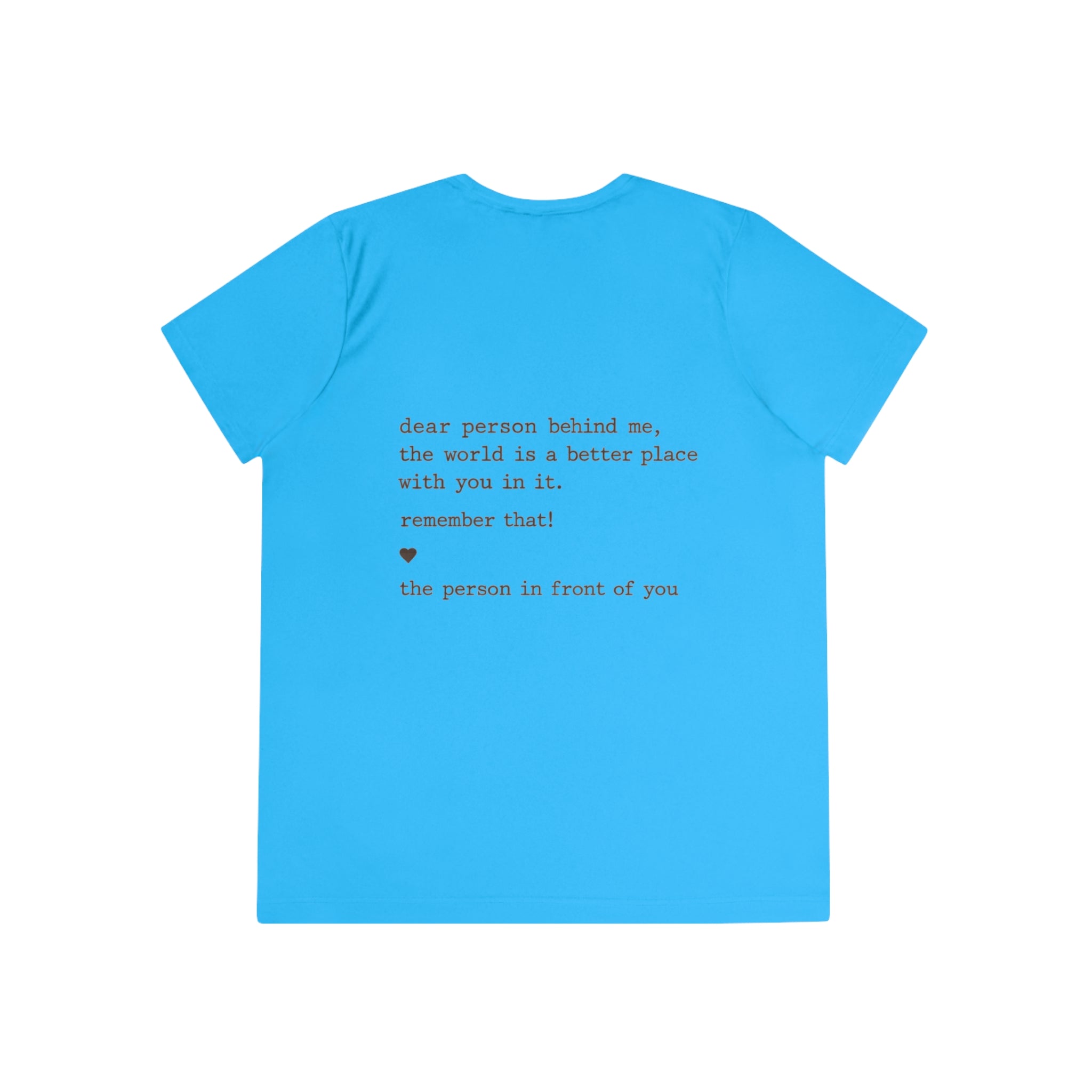 2/23 - Ladies Competitor Tee — "you matter." Minimalist Inspirational Women's T‑Shirt