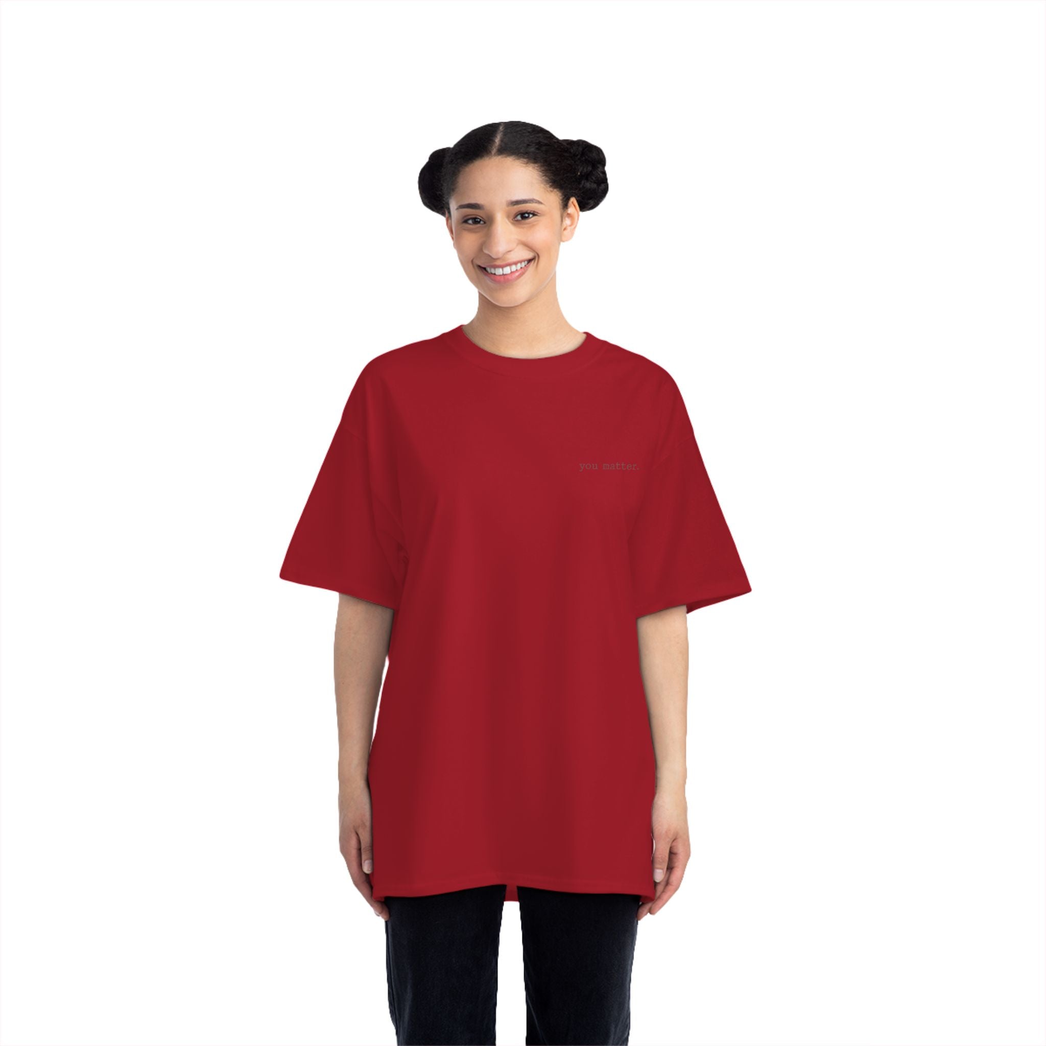 2/23 - Minimalist Quote T-Shirt — 'If the person behind me...' Casual Graphic Tee