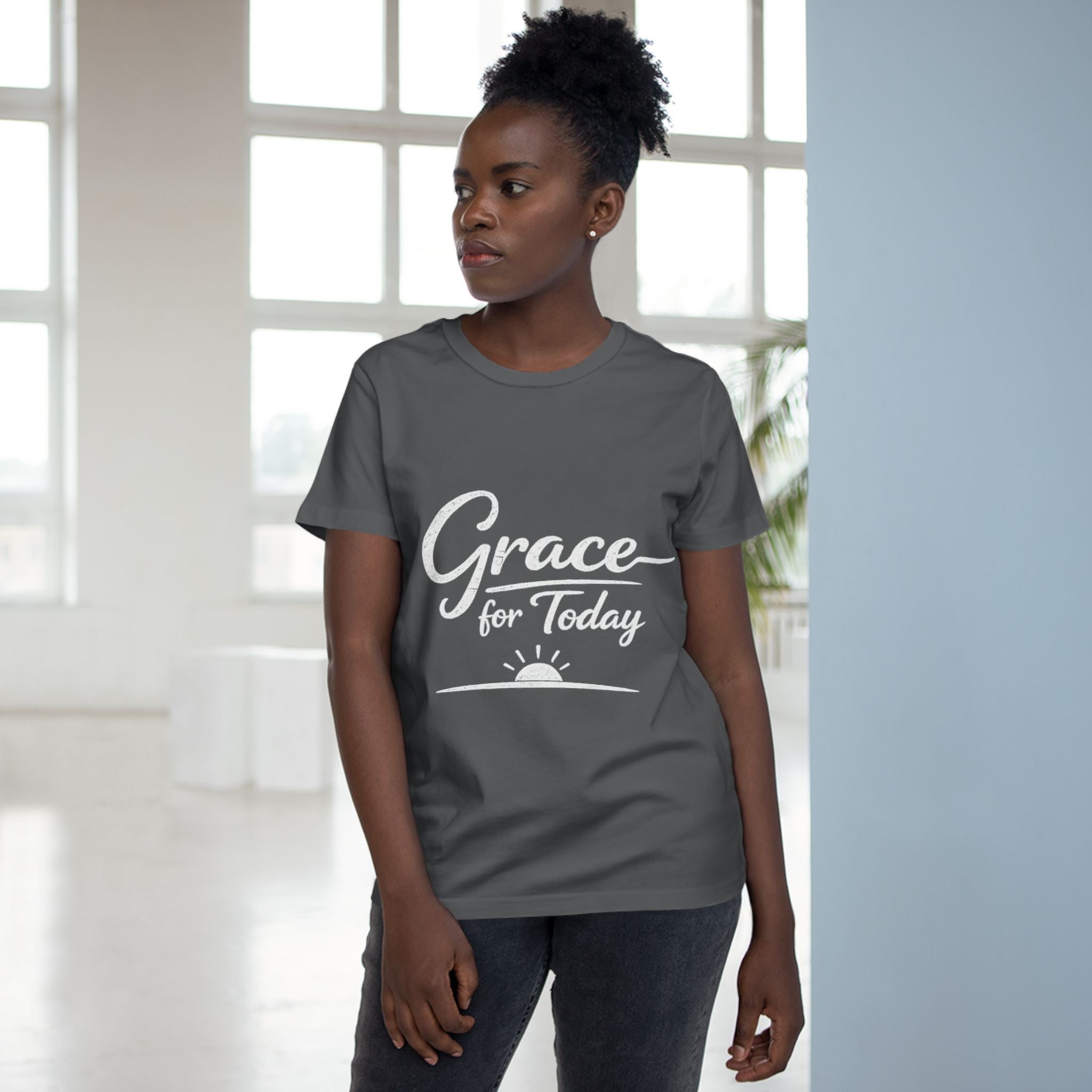 2/23 - Grace for Today Women’s Tee — Inspirational Morning Graphic Shirt