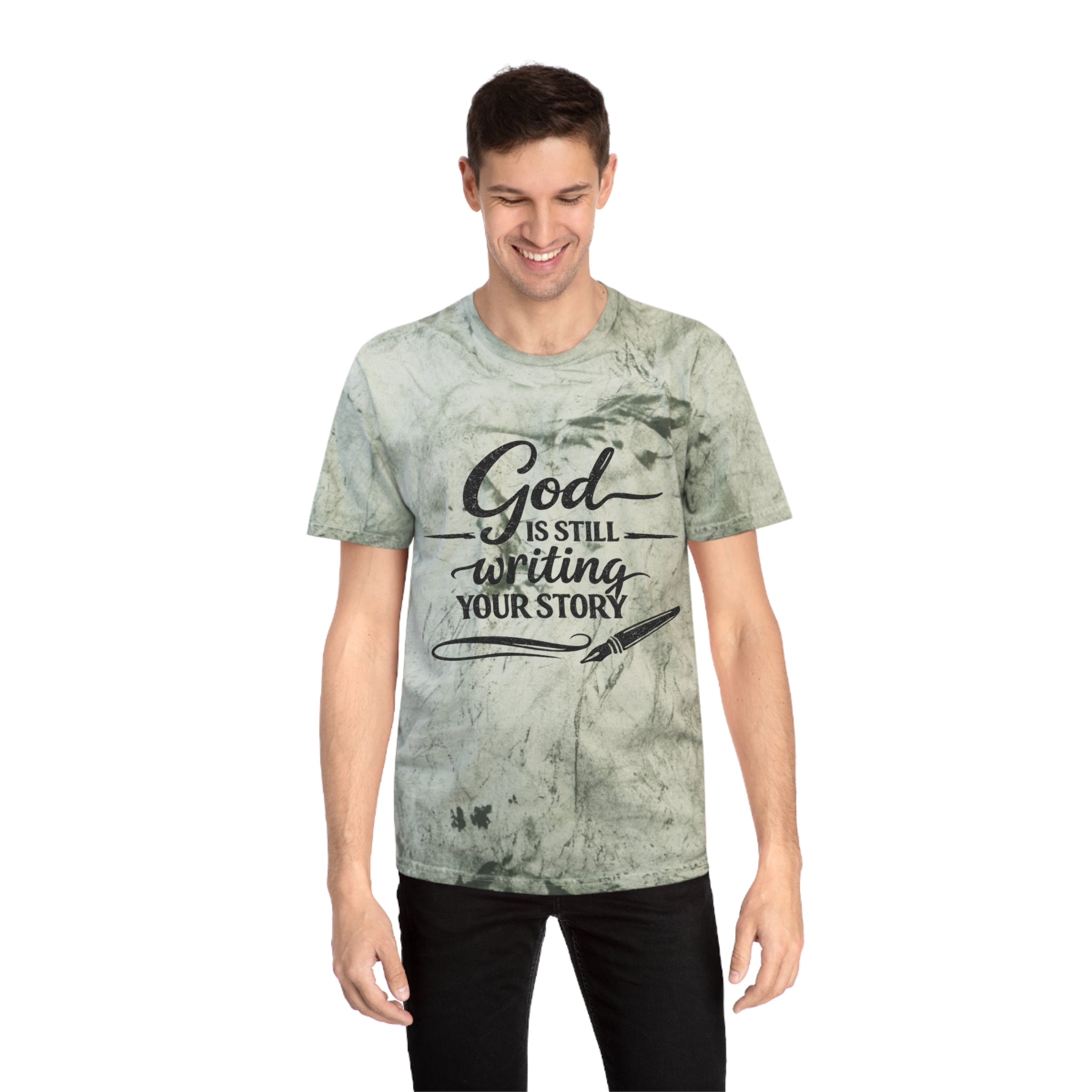 2/23 - Faith Graphic T-Shirt — “God Is Still Writing Your Story” Motivational Tee