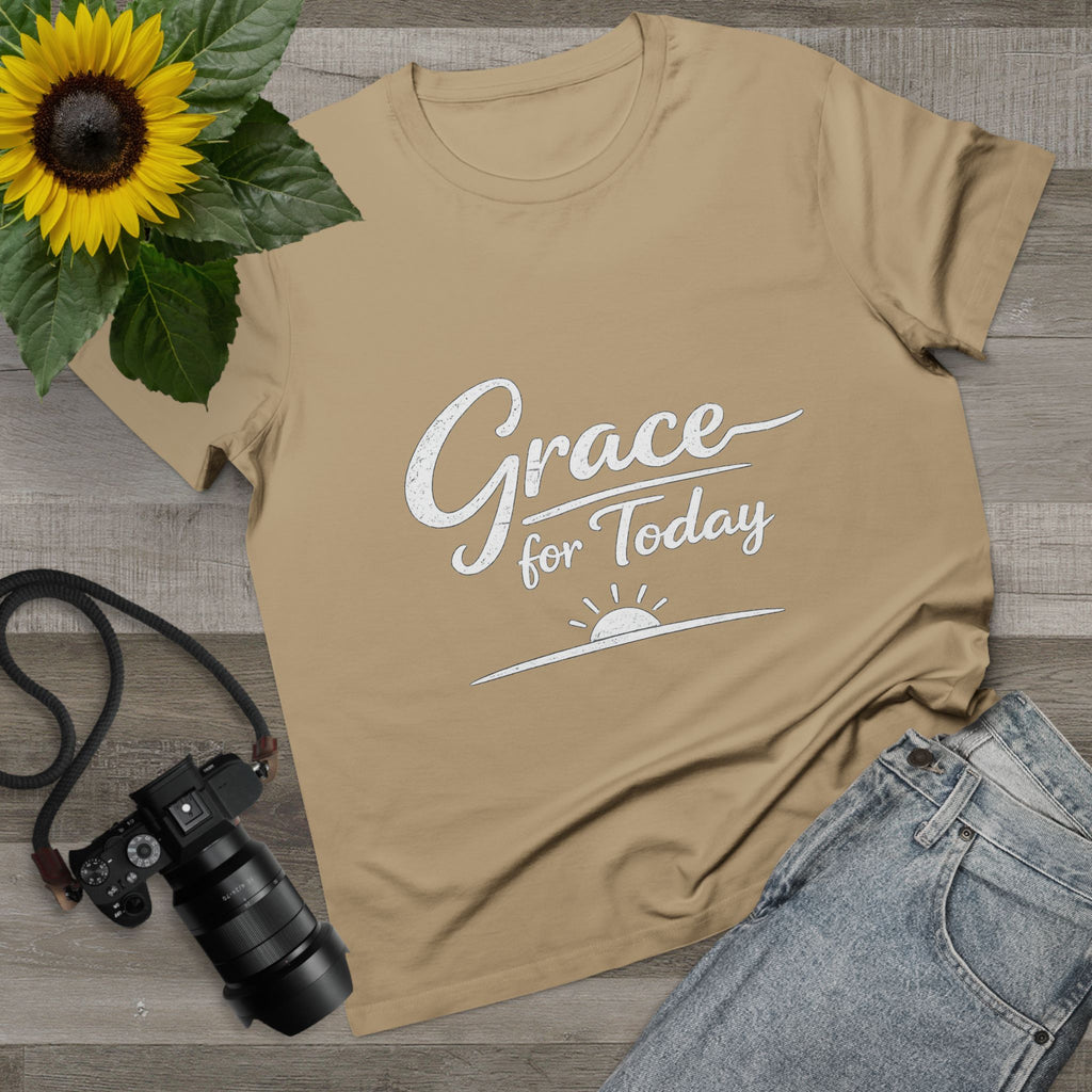 2/23 - Grace for Today Women’s Tee — Inspirational Morning Graphic Shirt