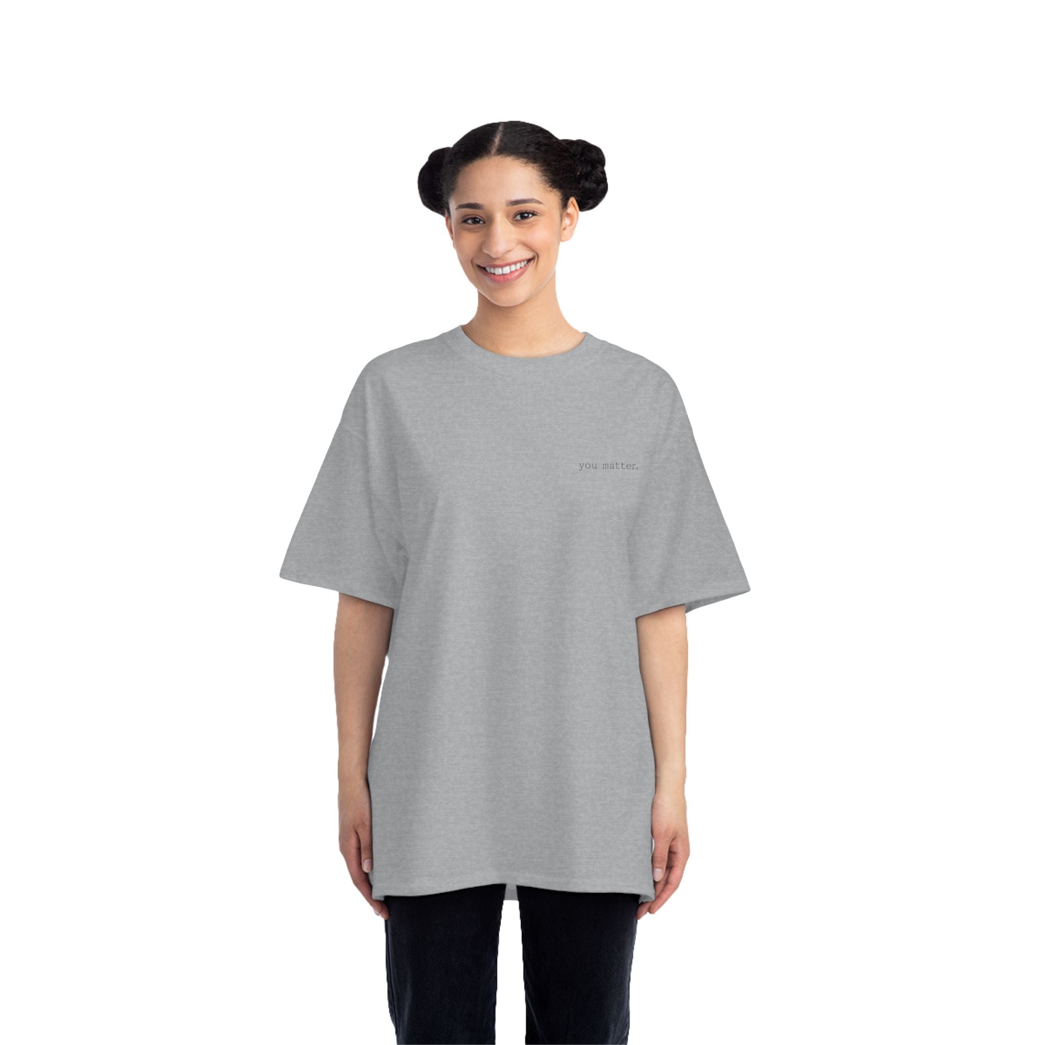 2/23 - Minimalist Quote T-Shirt — 'If the person behind me...' Casual Graphic Tee