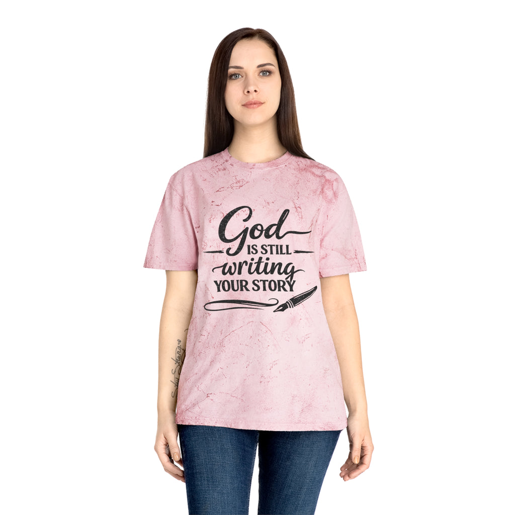 2/23 - Faith Graphic T-Shirt — “God Is Still Writing Your Story” Motivational Tee