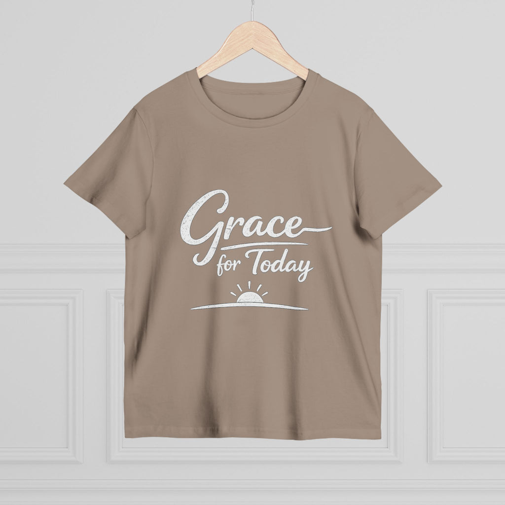 2/23 - Grace for Today Women’s Tee — Inspirational Morning Graphic Shirt