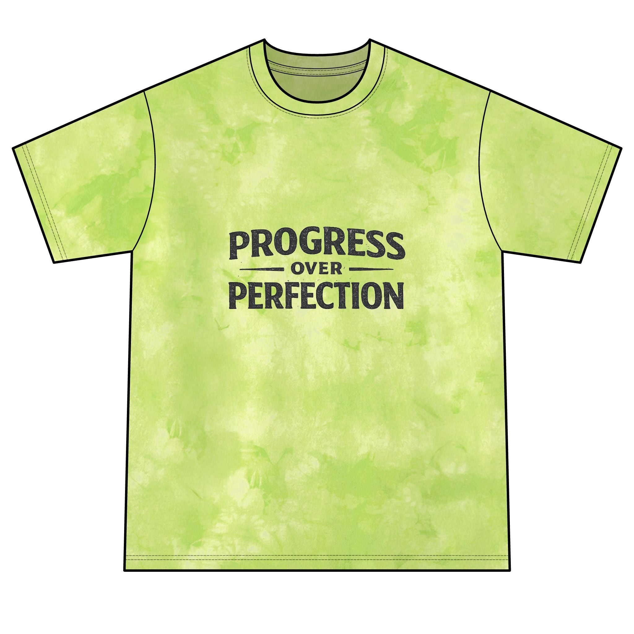 2/23 - Progress Over Perfection Tie-Dye Tee