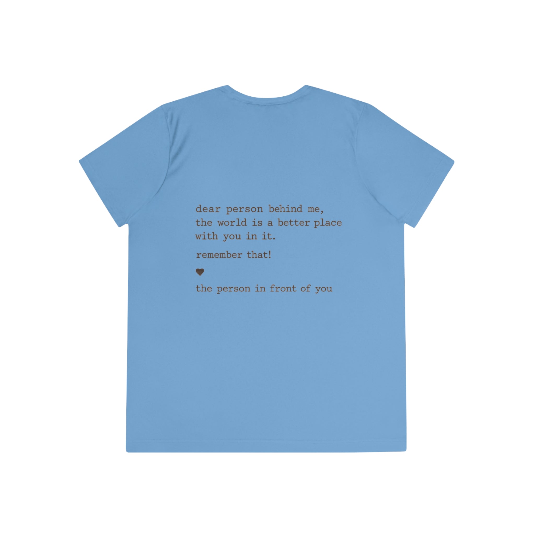 2/23 - Ladies Competitor Tee — "you matter." Minimalist Inspirational Women's T‑Shirt