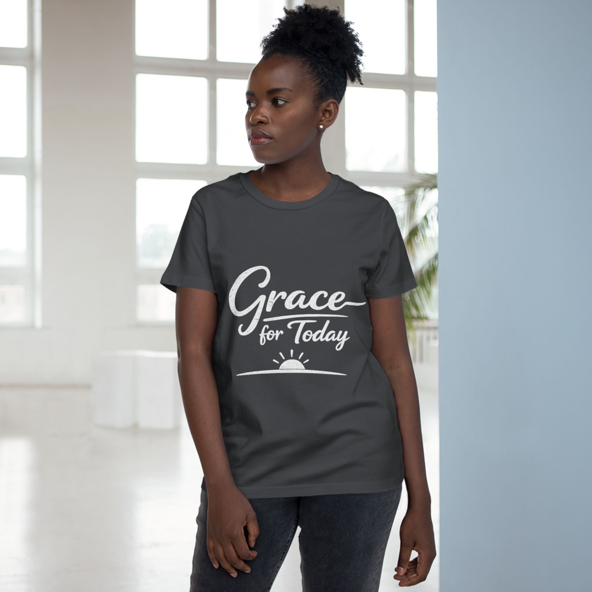 2/23 - Grace for Today Women’s Tee — Inspirational Morning Graphic Shirt