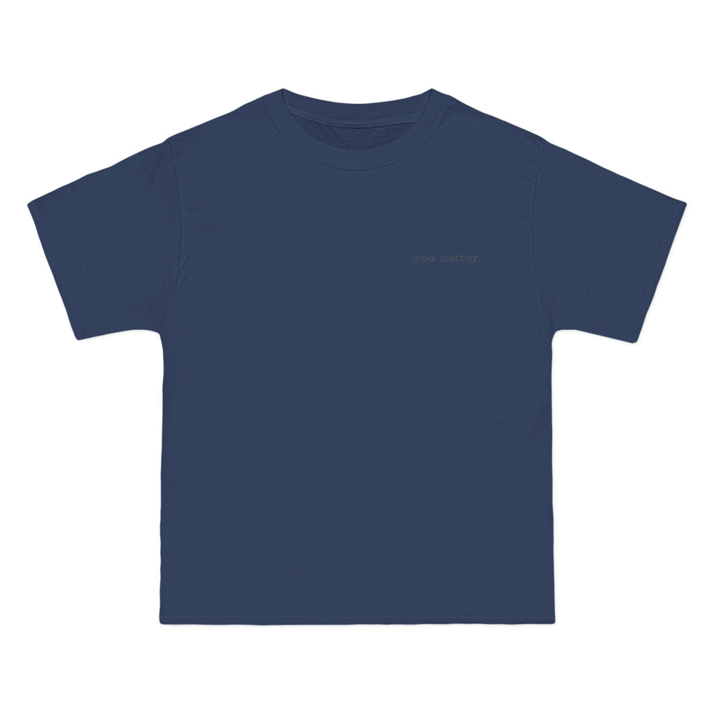 2/23 - Minimalist Quote T-Shirt — 'If the person behind me...' Casual Graphic Tee