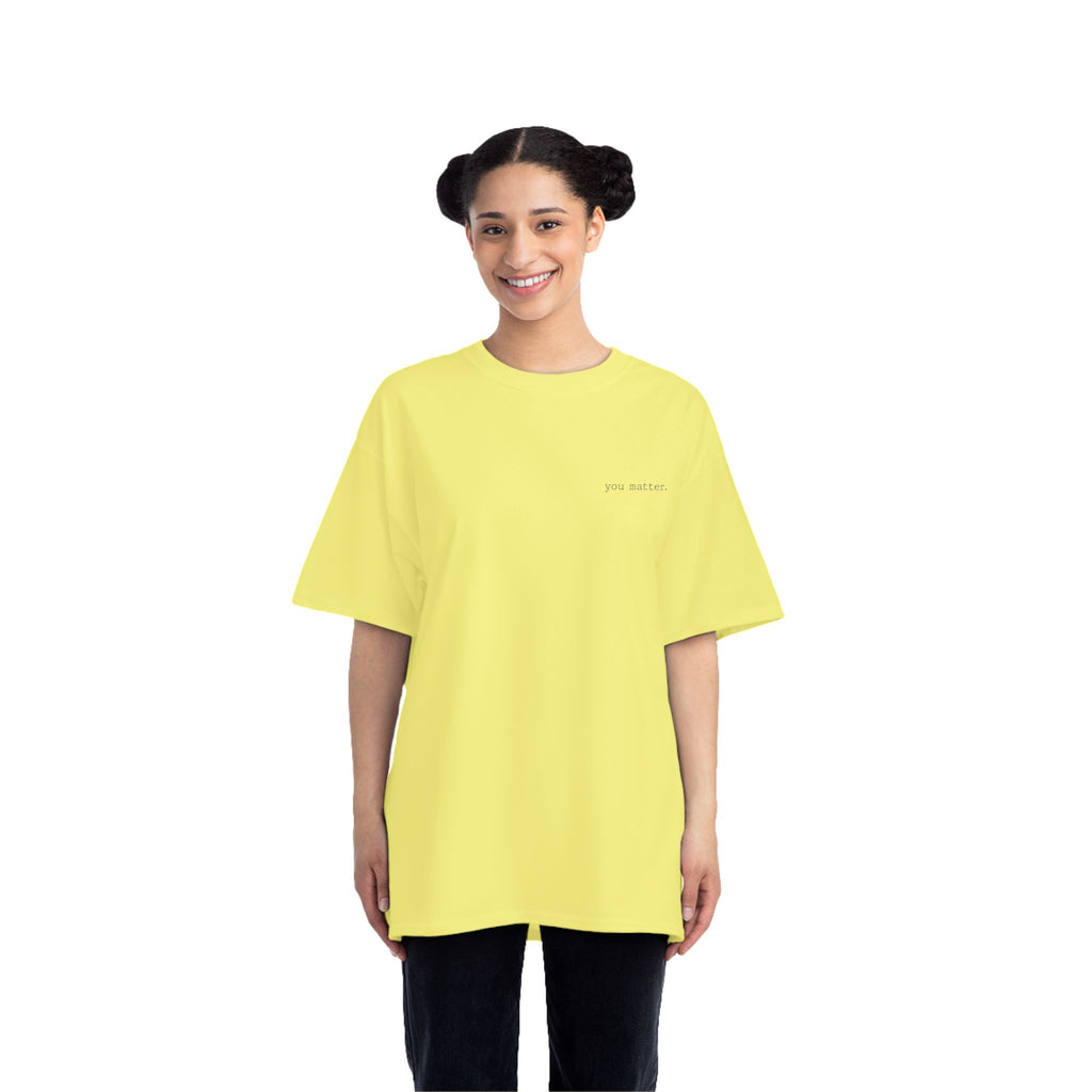 2/23 - Minimalist Quote T-Shirt — 'If the person behind me...' Casual Graphic Tee
