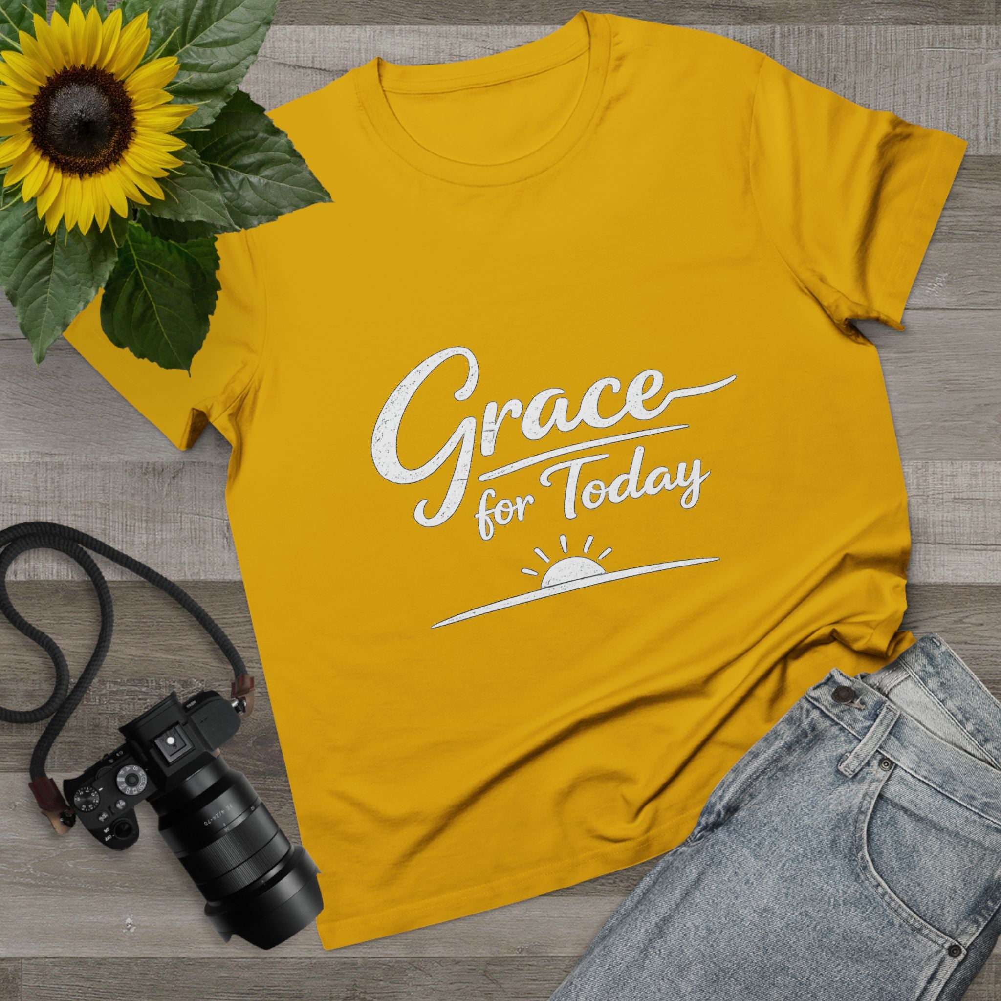 2/23 - Grace for Today Women’s Tee — Inspirational Morning Graphic Shirt