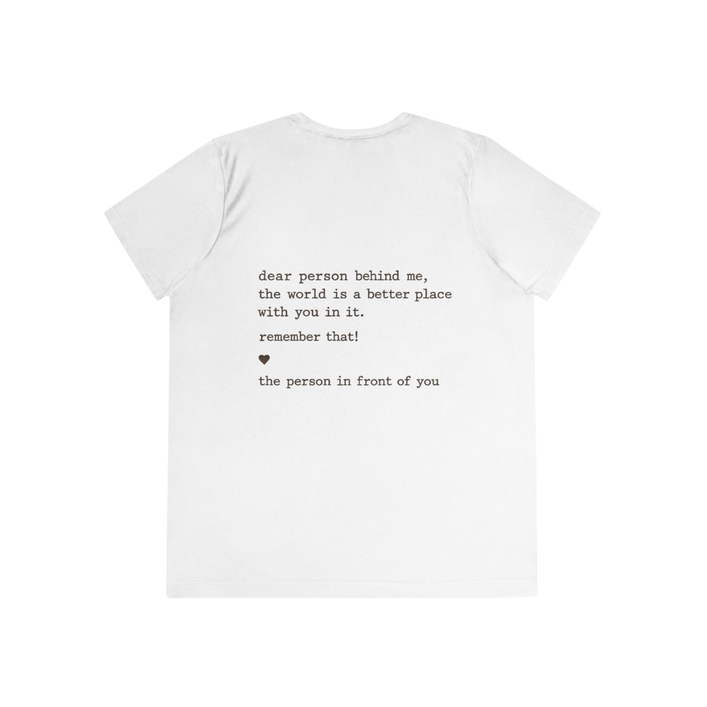2/23 - Ladies Competitor Tee — "you matter." Minimalist Inspirational Women's T‑Shirt