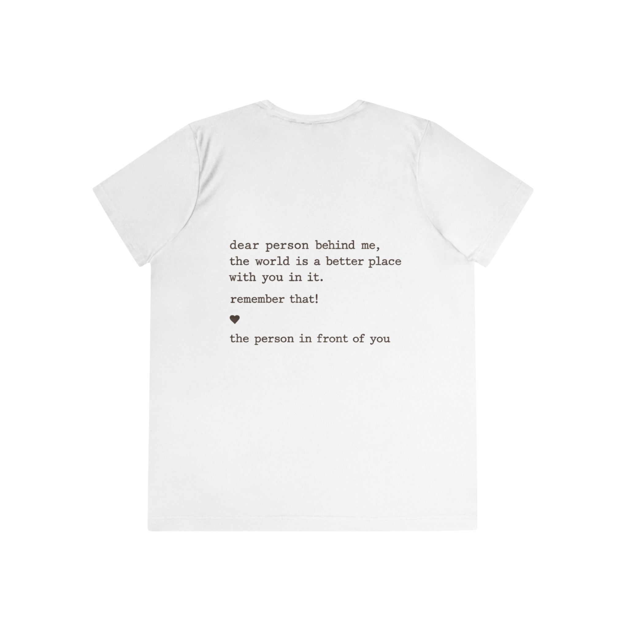 2/23 - Ladies Competitor Tee — "you matter." Minimalist Inspirational Women's T‑Shirt