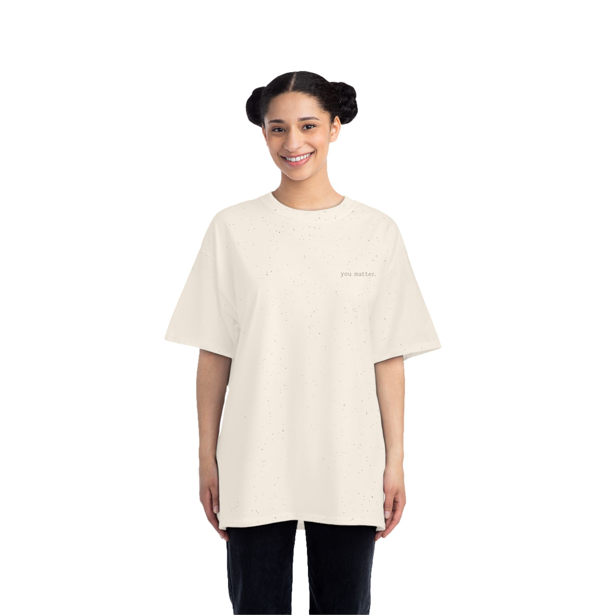 2/23 - Minimalist Quote T-Shirt — 'If the person behind me...' Casual Graphic Tee
