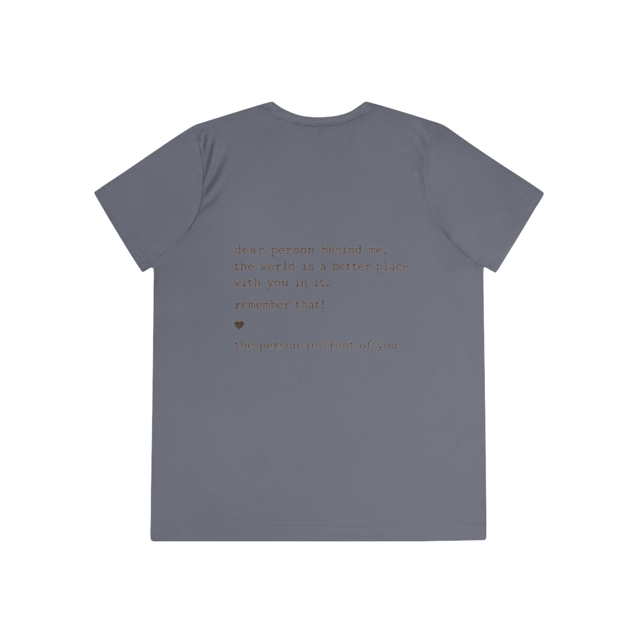 2/23 - Ladies Competitor Tee — "you matter." Minimalist Inspirational Women's T‑Shirt