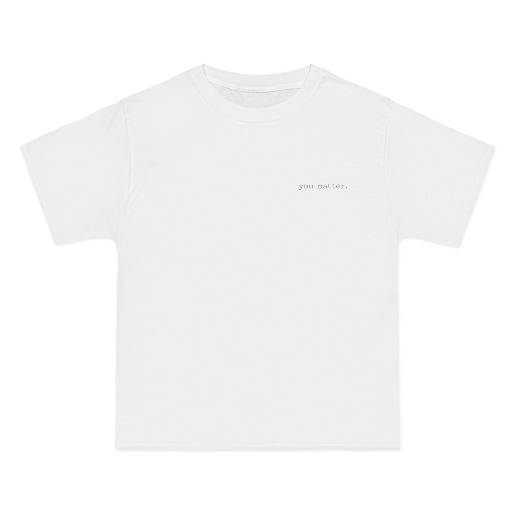 2/23 - Minimalist Quote T-Shirt — 'If the person behind me...' Casual Graphic Tee