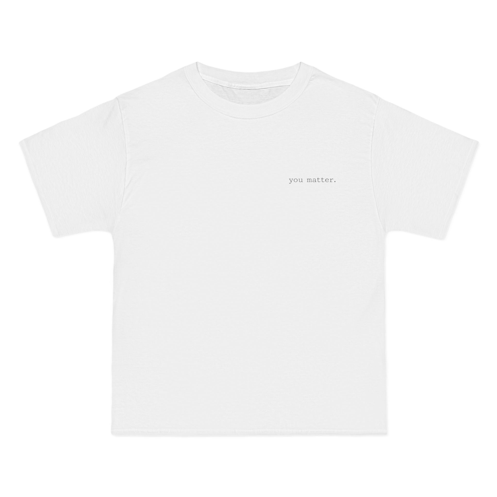 2/23 - Minimalist Quote T-Shirt — 'If the person behind me...' Casual Graphic Tee