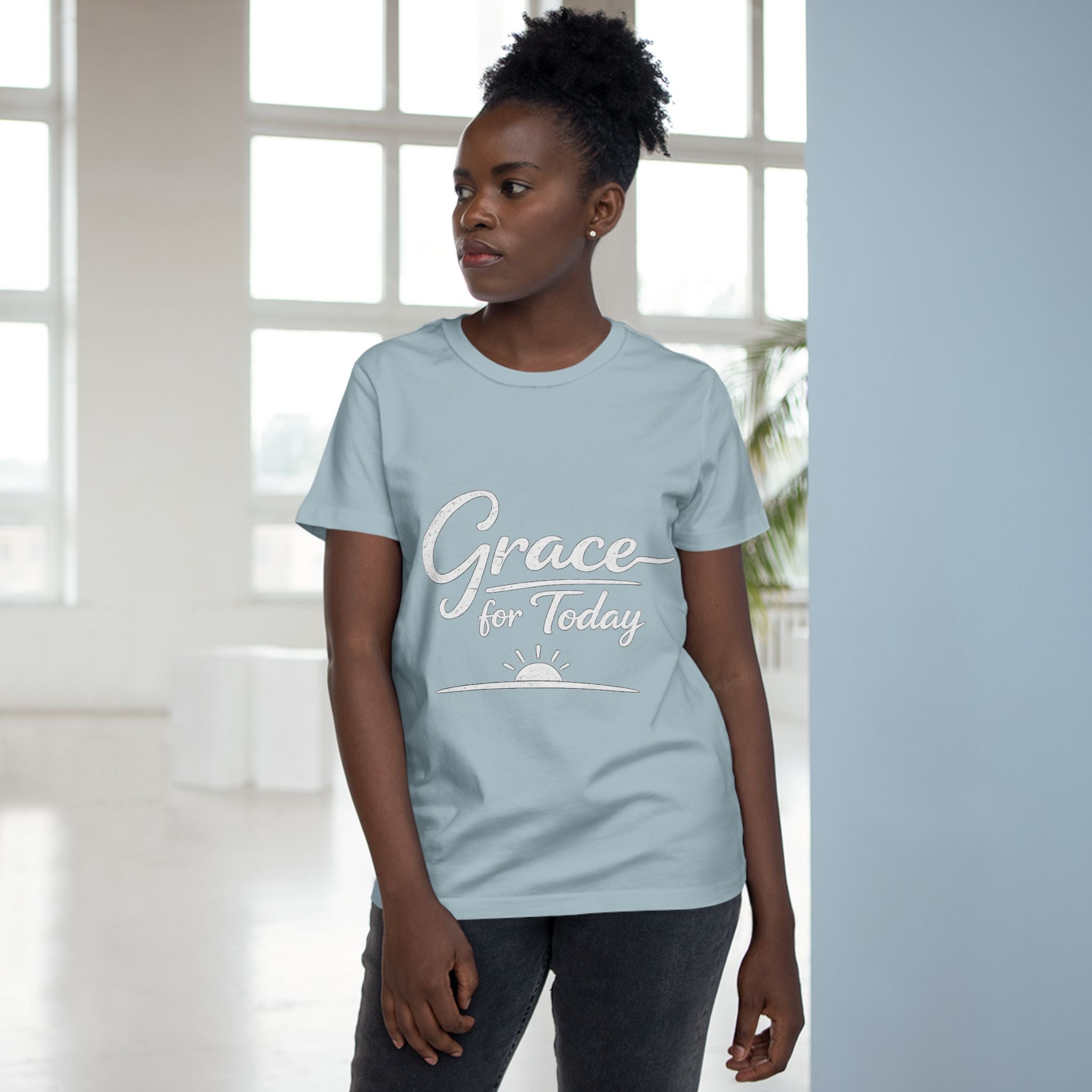 2/23 - Grace for Today Women’s Tee — Inspirational Morning Graphic Shirt