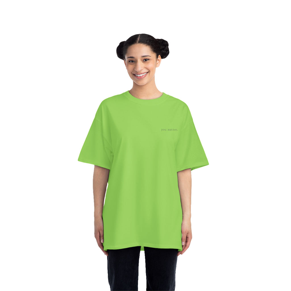 2/23 - Minimalist Quote T-Shirt — 'If the person behind me...' Casual Graphic Tee