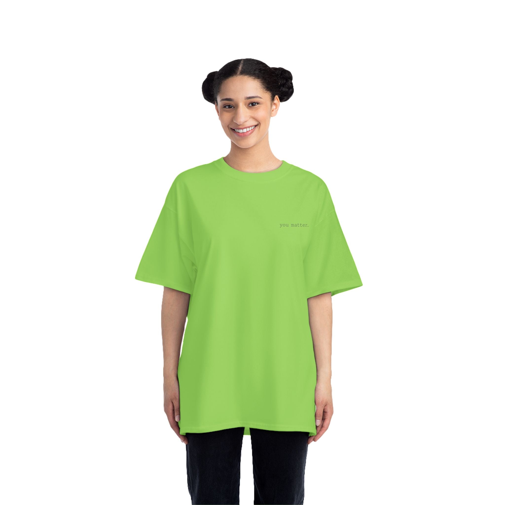 2/23 - Minimalist Quote T-Shirt — 'If the person behind me...' Casual Graphic Tee