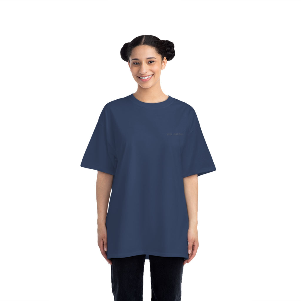 2/23 - Minimalist Quote T-Shirt — 'If the person behind me...' Casual Graphic Tee
