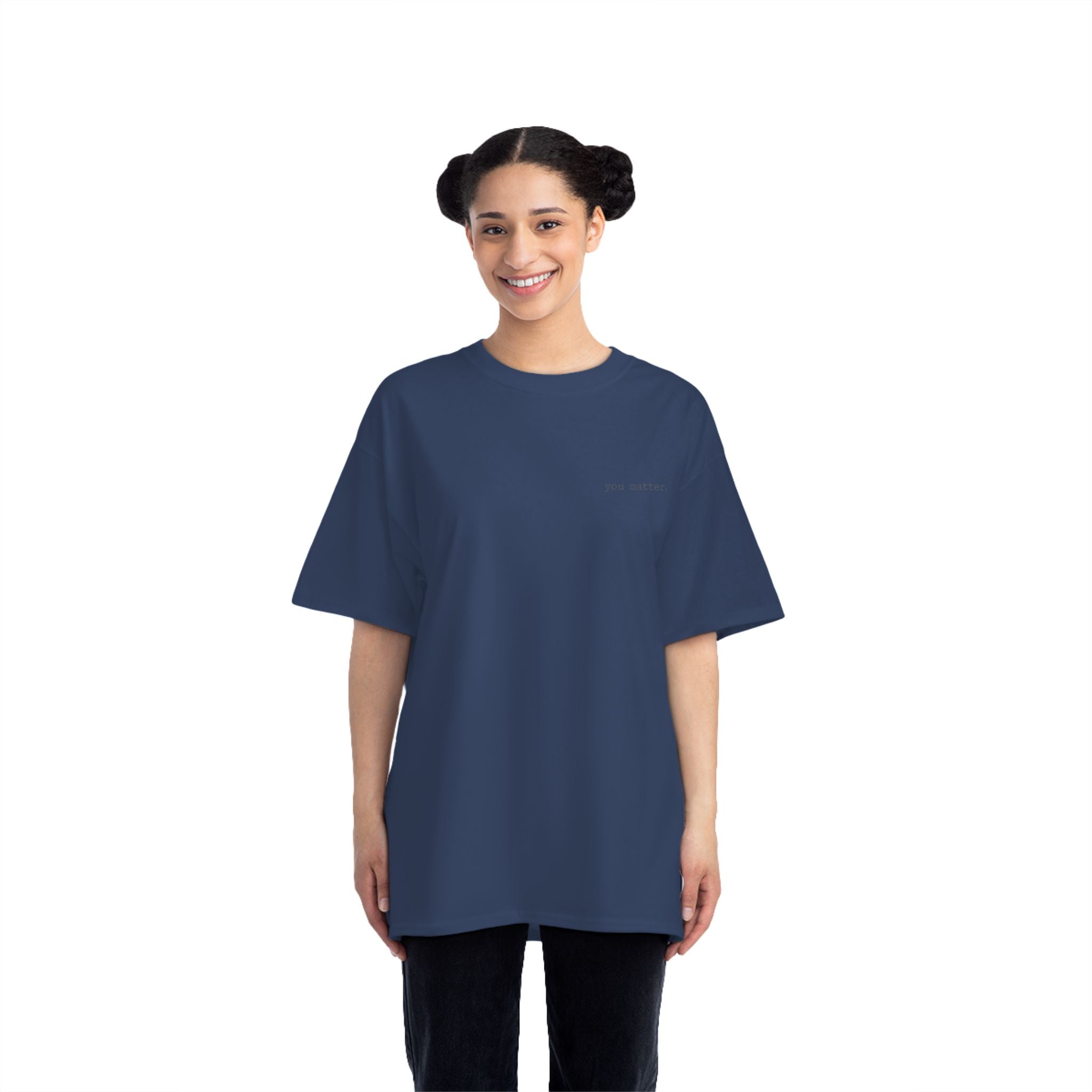 2/23 - Minimalist Quote T-Shirt — 'If the person behind me...' Casual Graphic Tee