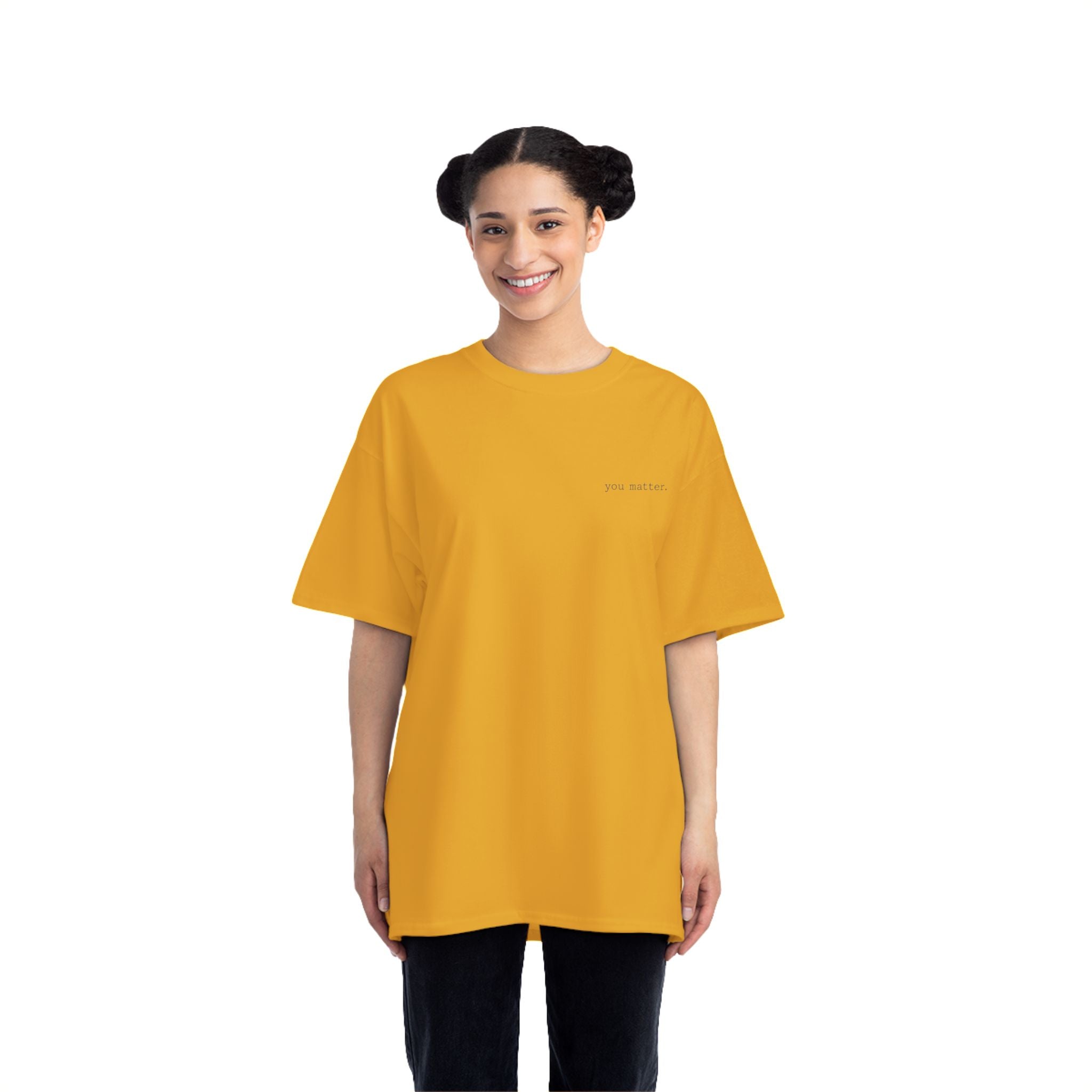 2/23 - Minimalist Quote T-Shirt — 'If the person behind me...' Casual Graphic Tee