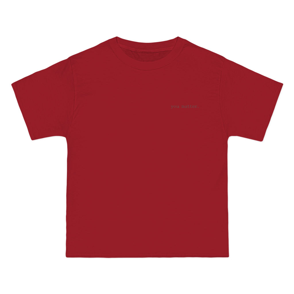 2/23 - Minimalist Quote T-Shirt — 'If the person behind me...' Casual Graphic Tee