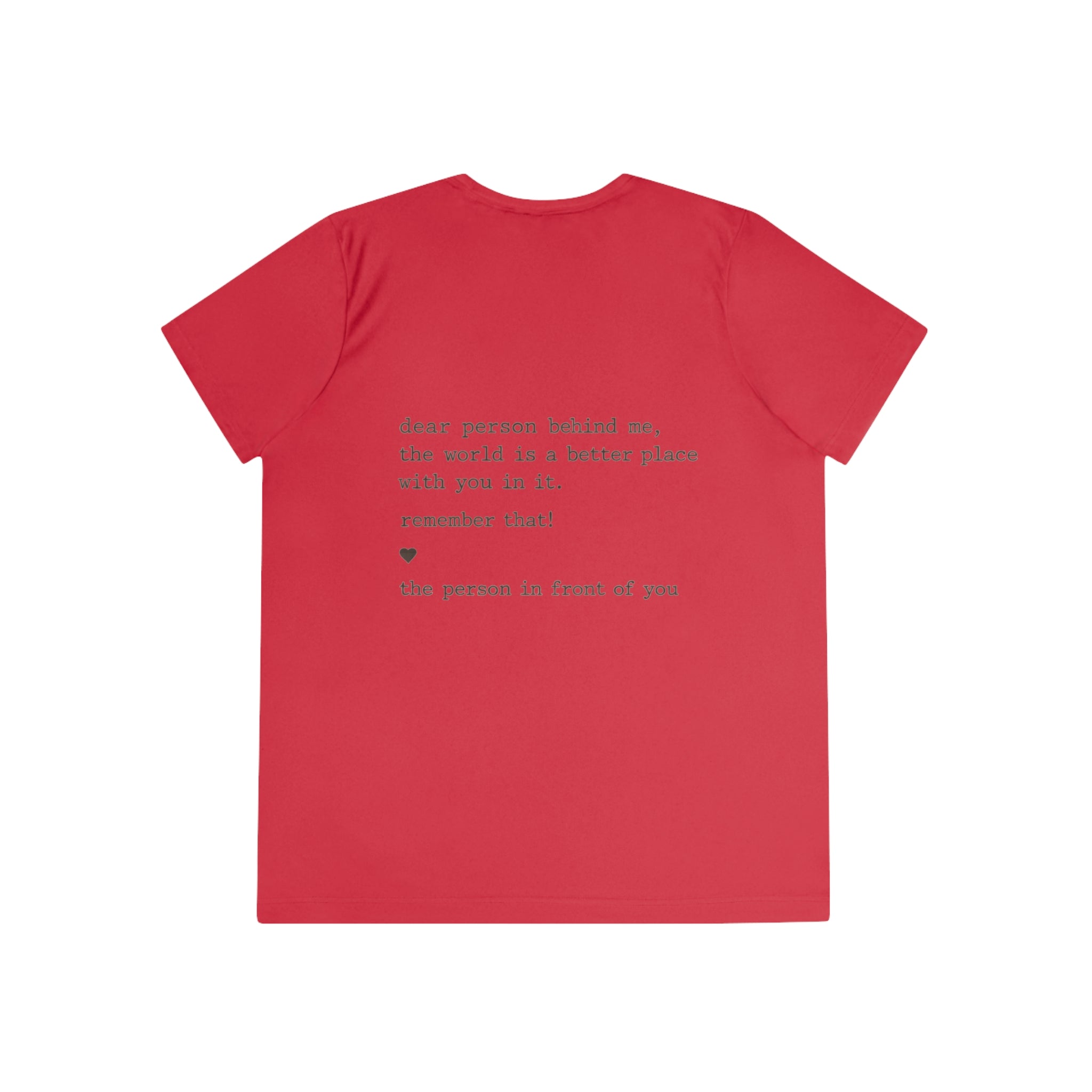 2/23 - Ladies Competitor Tee — "you matter." Minimalist Inspirational Women's T‑Shirt