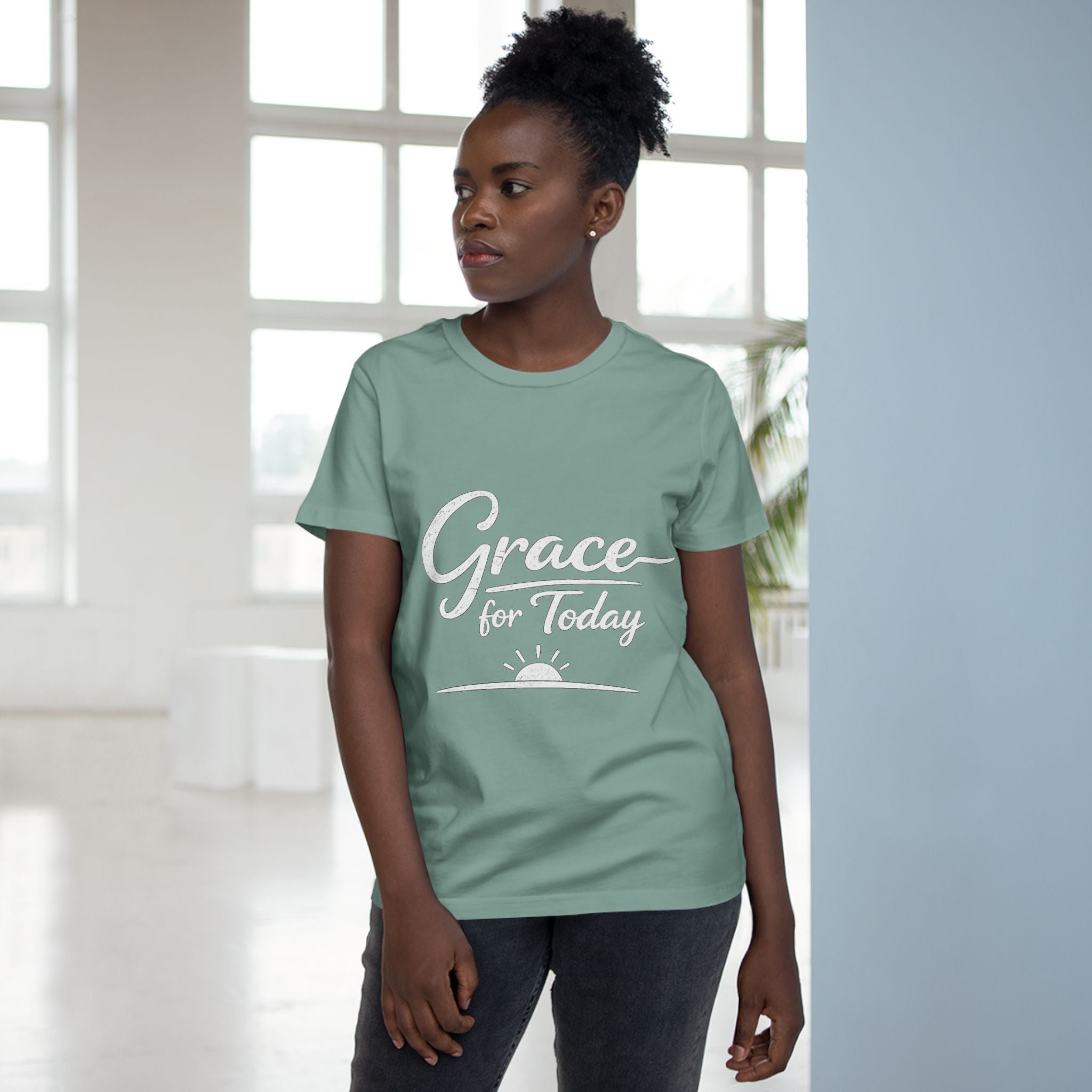 2/23 - Grace for Today Women’s Tee — Inspirational Morning Graphic Shirt