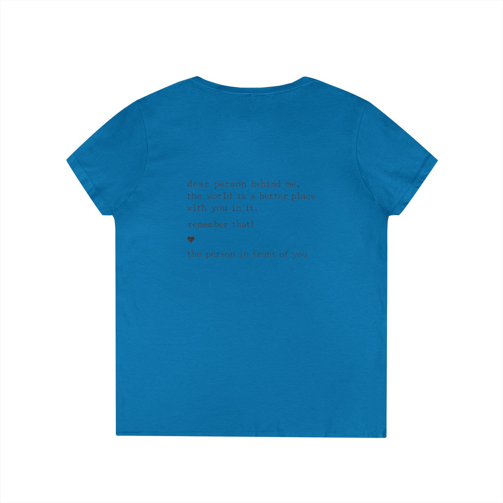 2/23 - You Matter V-Neck Tee — Inspirational Ladies' Message Shirt