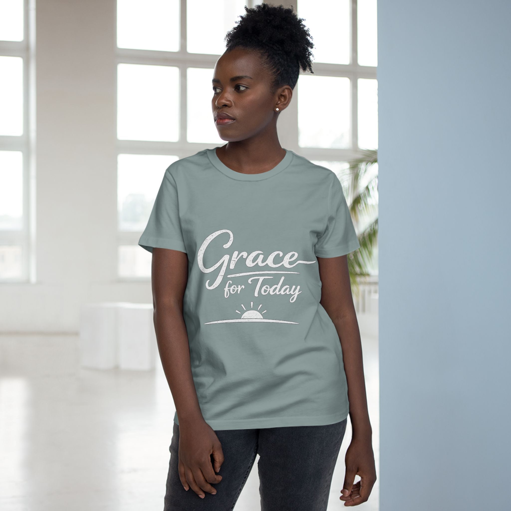 2/23 - Grace for Today Women’s Tee — Inspirational Morning Graphic Shirt