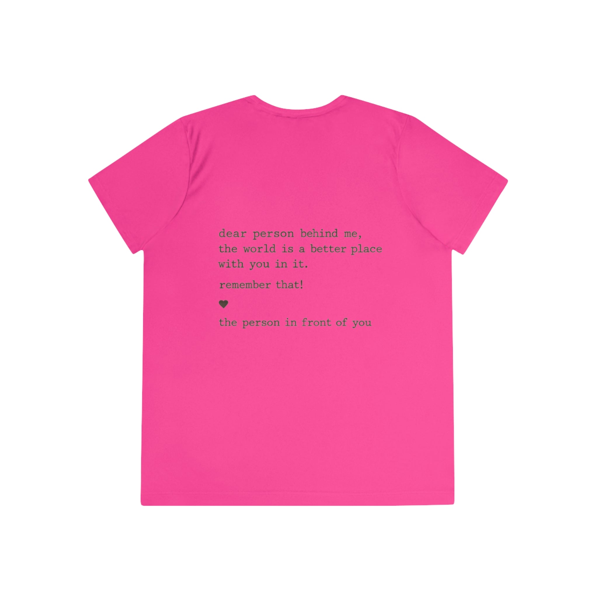 2/23 - Ladies Competitor Tee — "you matter." Minimalist Inspirational Women's T‑Shirt