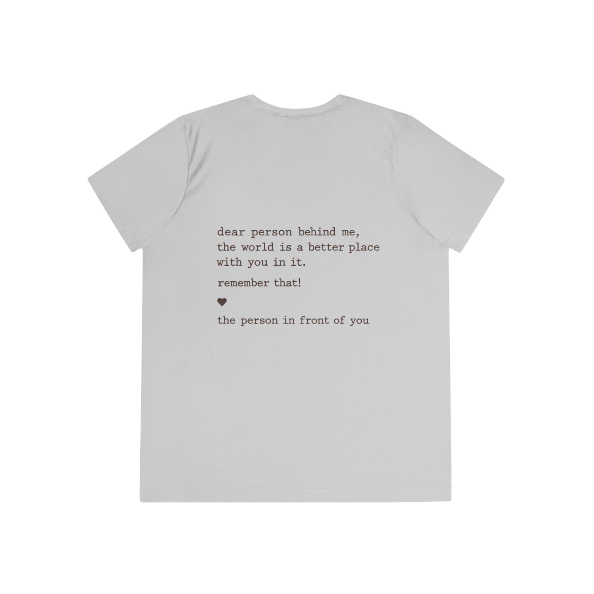 2/23 - Ladies Competitor Tee — "you matter." Minimalist Inspirational Women's T‑Shirt