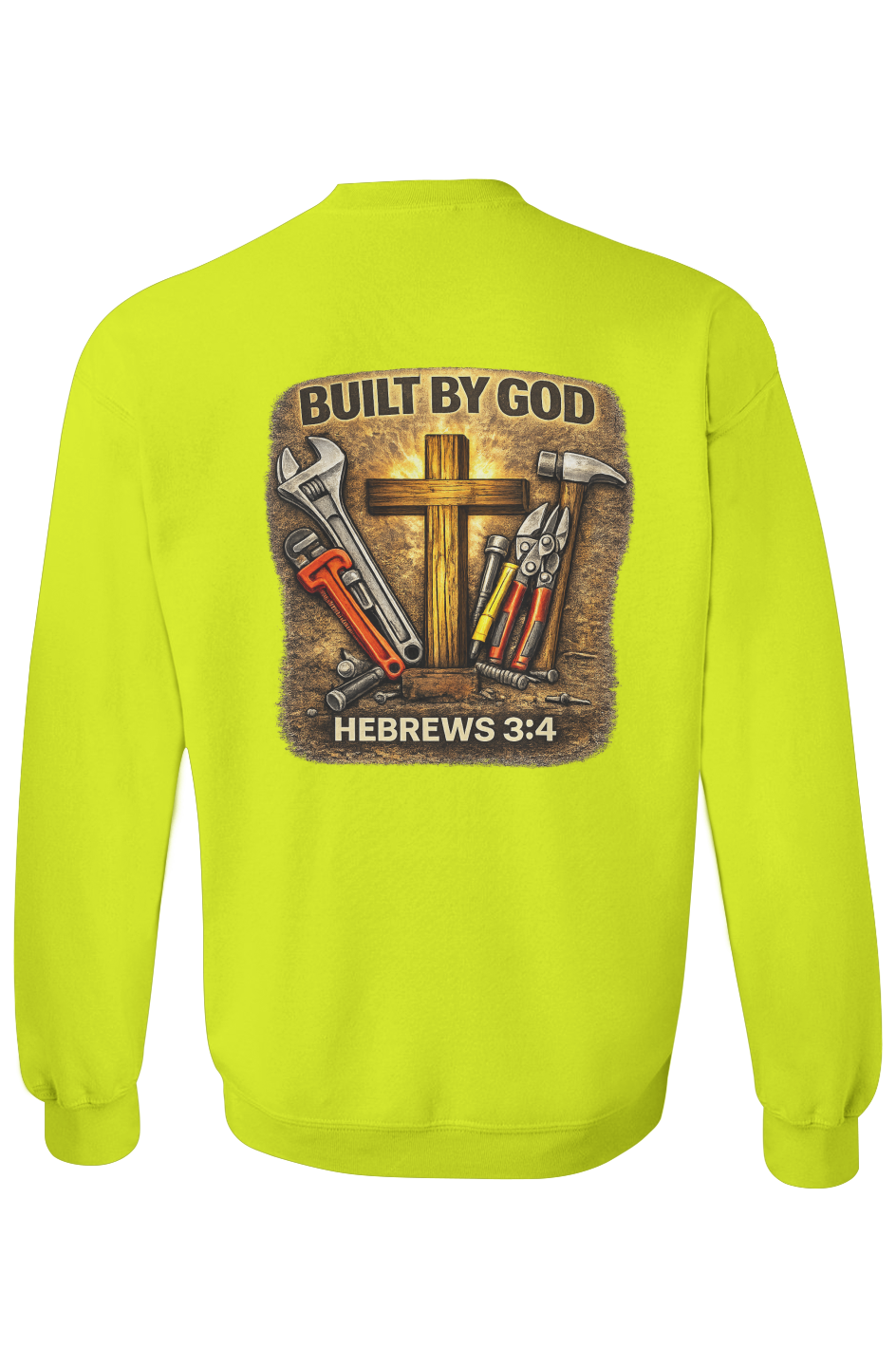 Hebrews 3:4 - High Visibility Crewneck