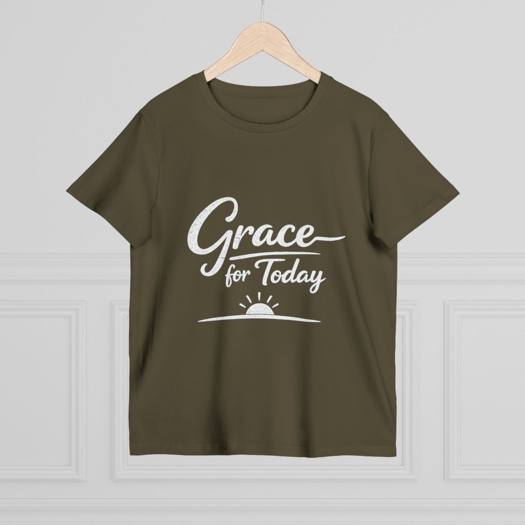 2/23 - Grace for Today Women’s Tee — Inspirational Morning Graphic Shirt