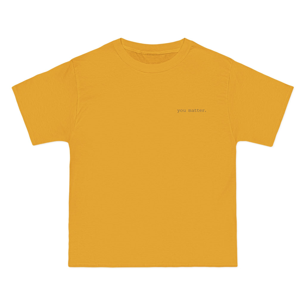 2/23 - Minimalist Quote T-Shirt — 'If the person behind me...' Casual Graphic Tee