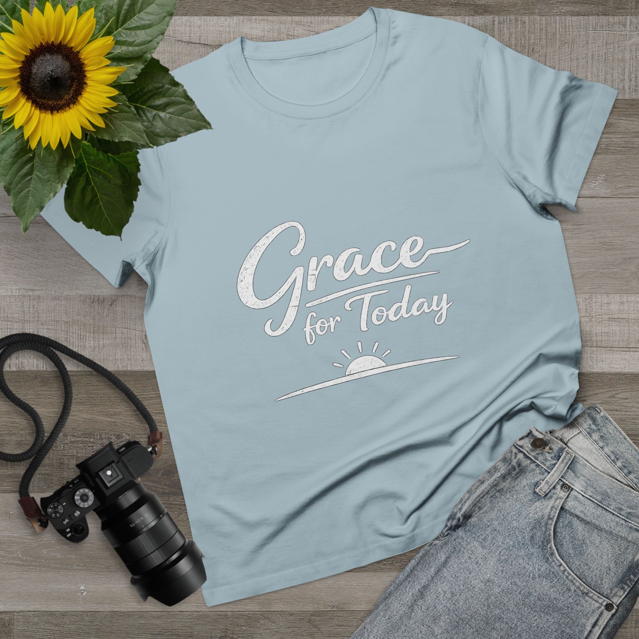 2/23 - Grace for Today Women’s Tee — Inspirational Morning Graphic Shirt