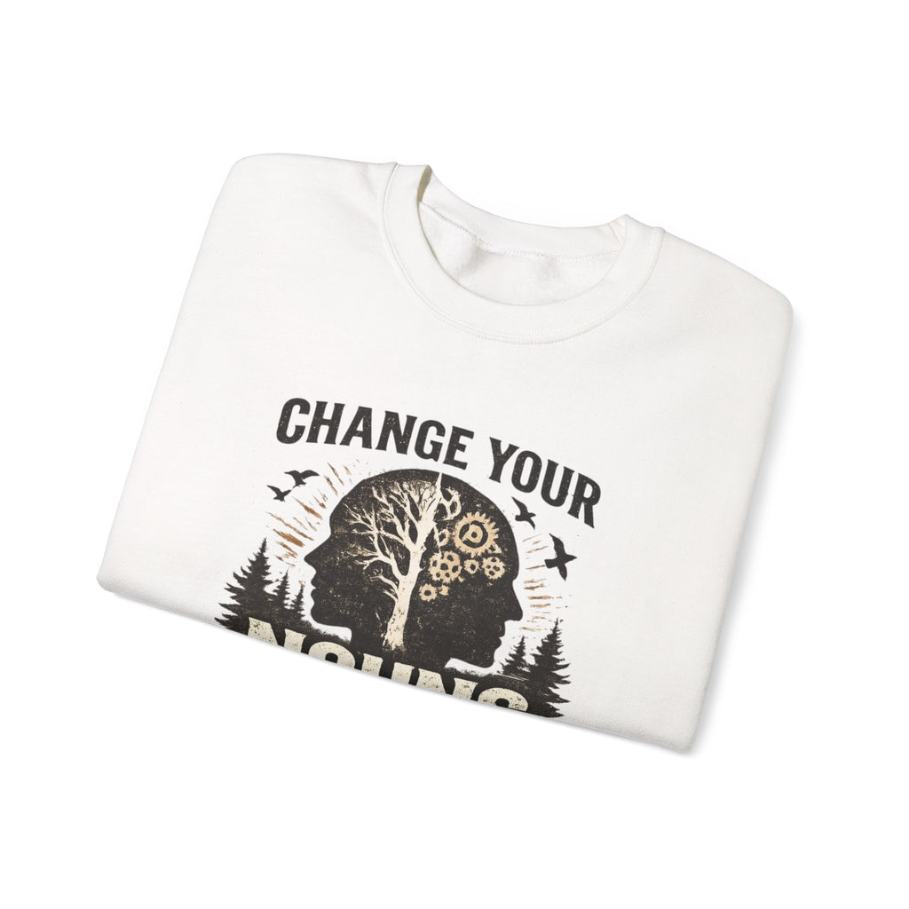 Change Your Nouns Sweatshirt — Inspirational Grammar Quote Crewneck