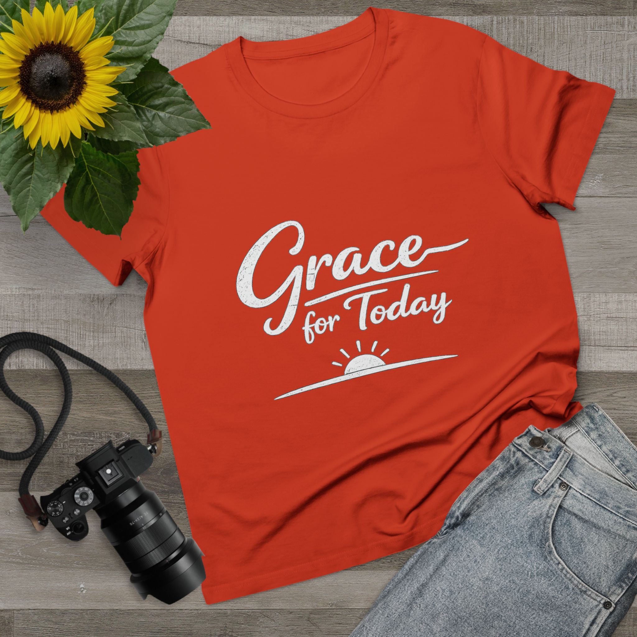 2/23 - Grace for Today Women’s Tee — Inspirational Morning Graphic Shirt