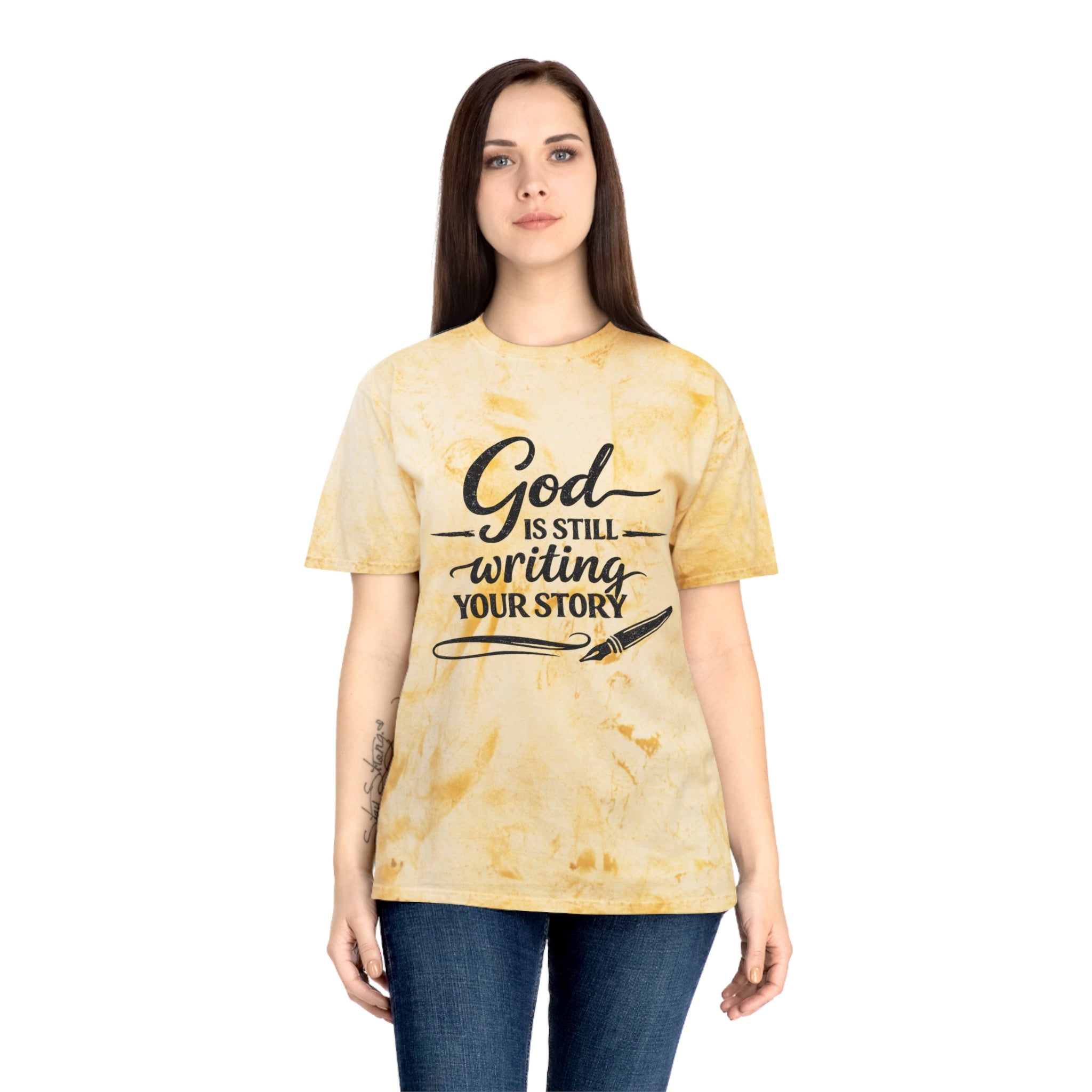 2/23 - Faith Graphic T-Shirt — “God Is Still Writing Your Story” Motivational Tee