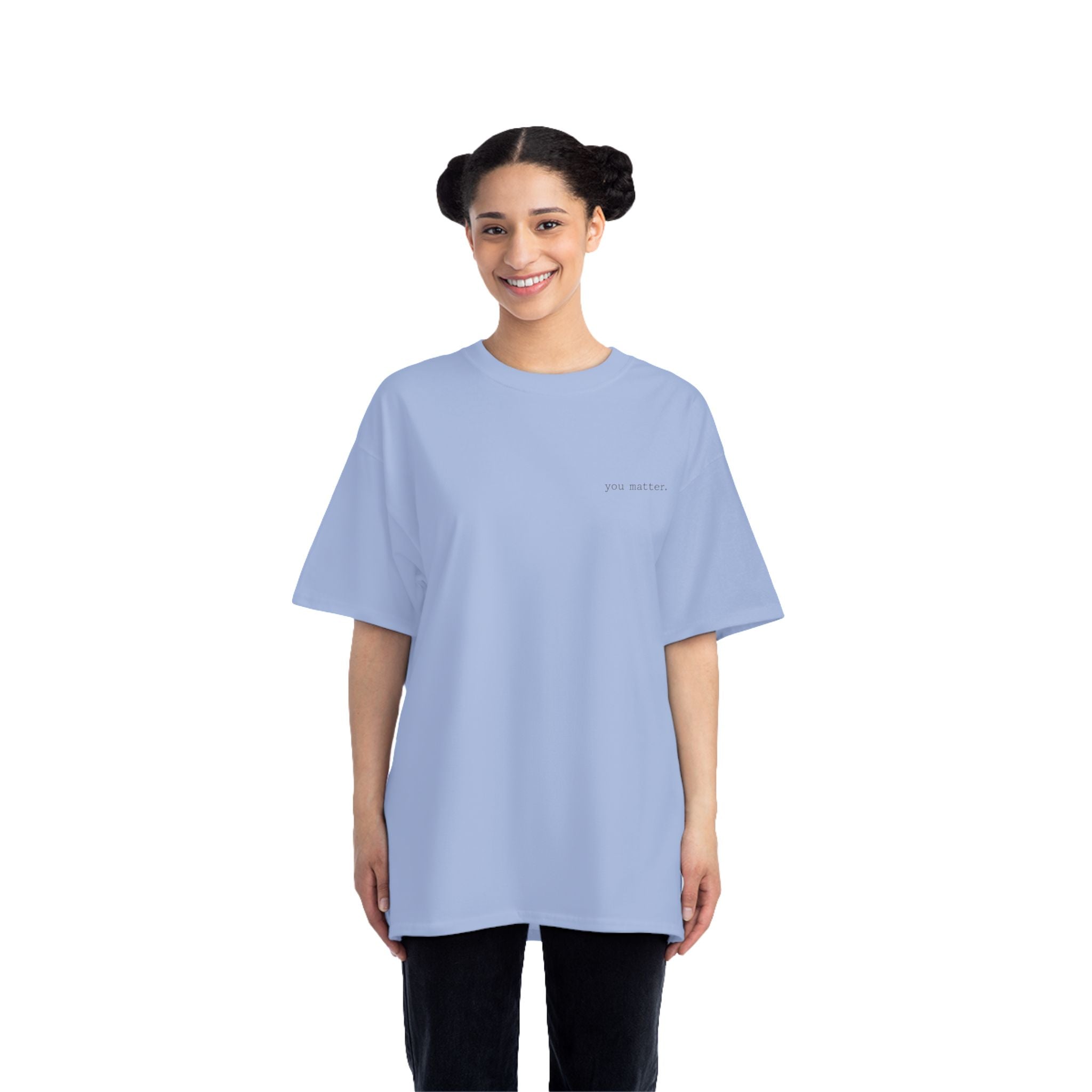 2/23 - Minimalist Quote T-Shirt — 'If the person behind me...' Casual Graphic Tee
