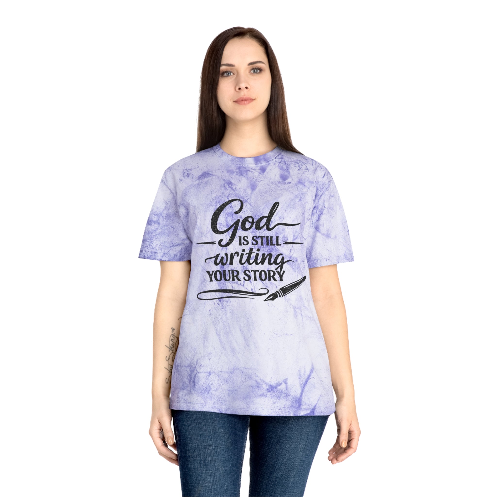 2/23 - Faith Graphic T-Shirt — “God Is Still Writing Your Story” Motivational Tee