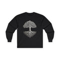Tree of Life Long Sleeve Tee — Roots & Cross Graphic Spiritual Shirt