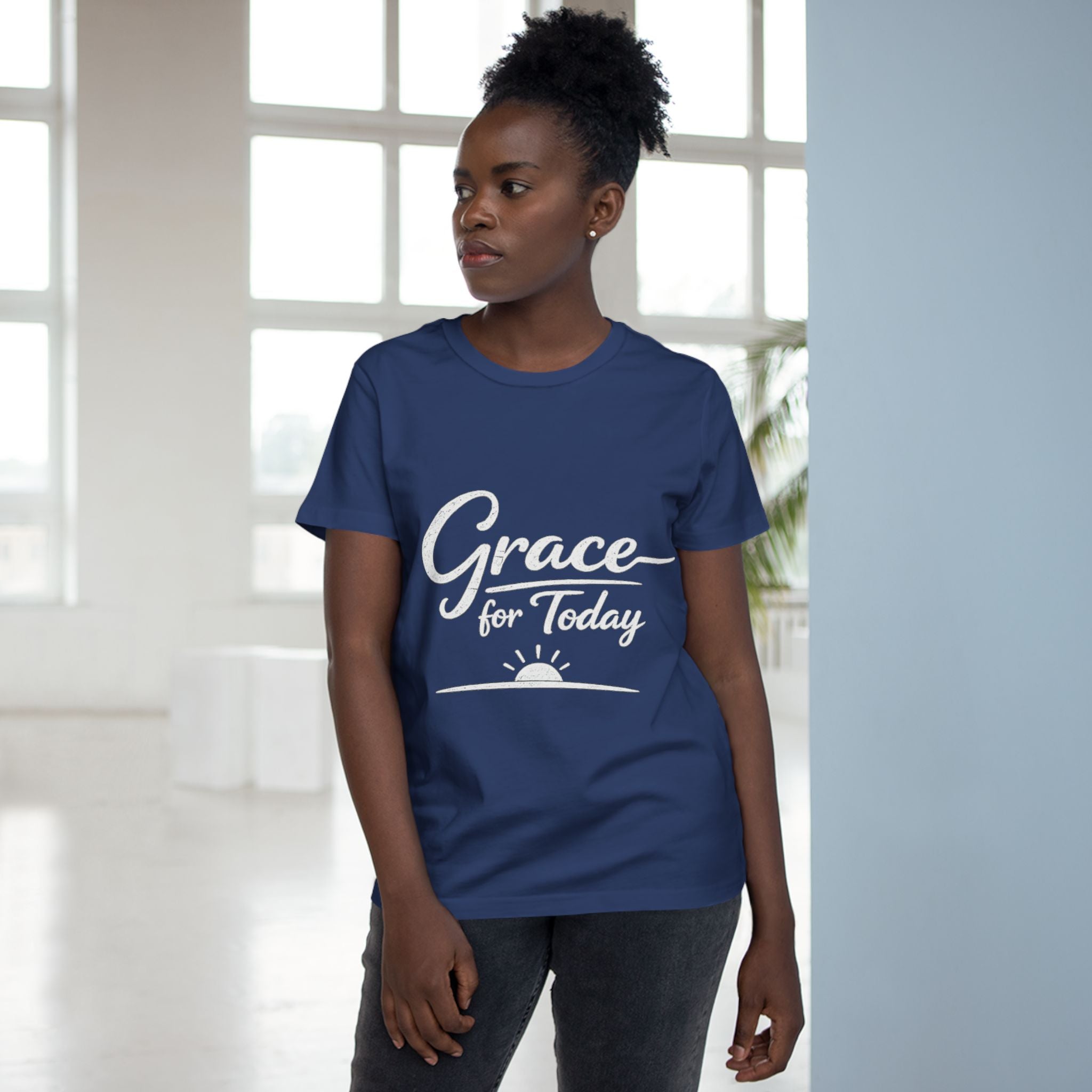 2/23 - Grace for Today Women’s Tee — Inspirational Morning Graphic Shirt